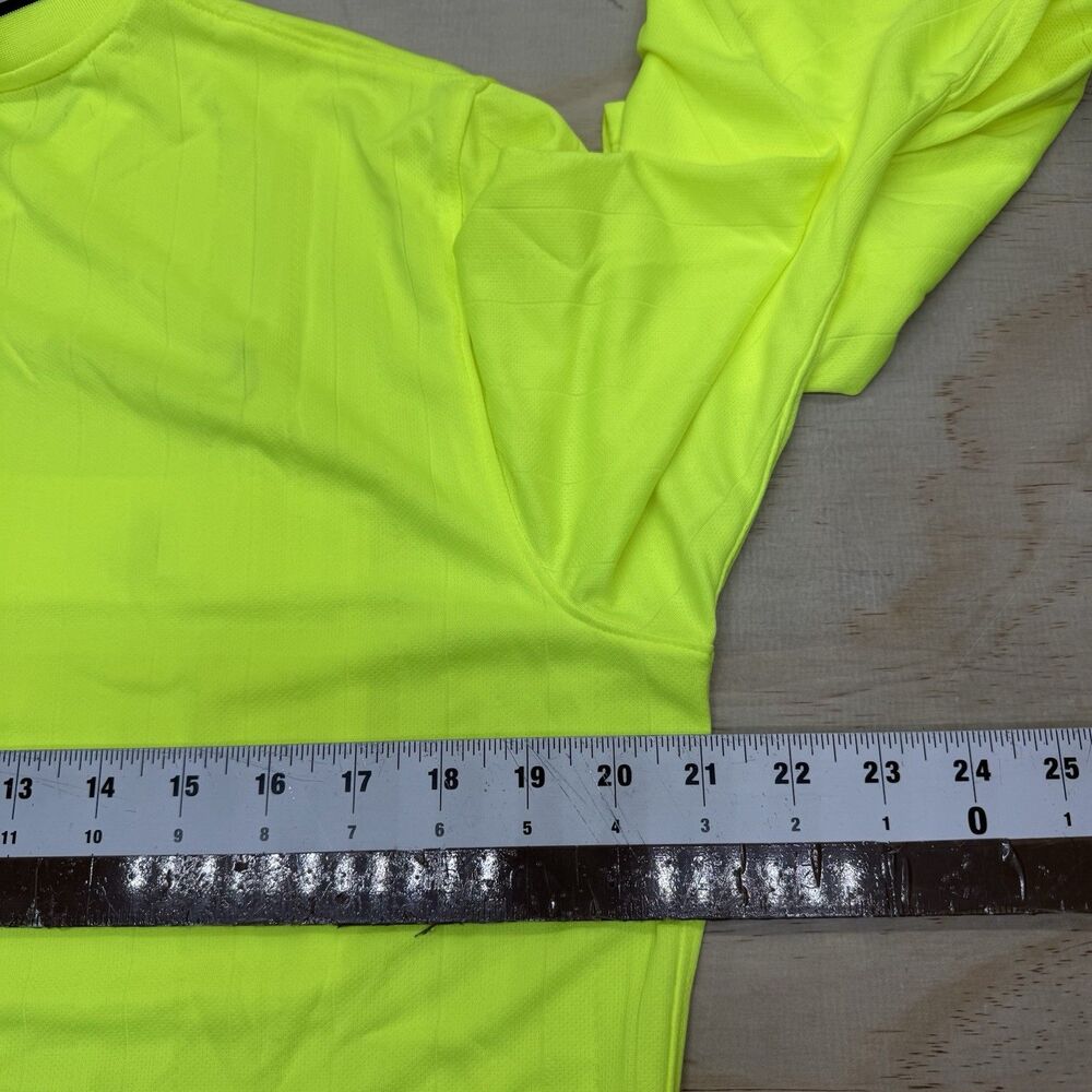 NEW Nike Dri-FIT Soccer Referee Jersey Shirt SLIM Fit Volt LG Mens DH8027-702 - Picture 12 of 14
